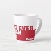 Personalisiert Best je TEXAN VATER Milchtasse (Rechte Ecke)