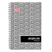 Personalisiert Best Life Ever Schwarz-weiß Red