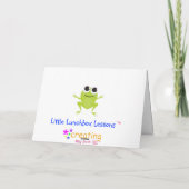 Personalisiert Best Life FROG Notecard (Rückseite)