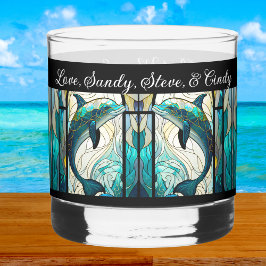 Personalisiert Best Mama Ever Blue und Aquamarine  Whiskyglas