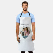 Personalisiert Best Mama Ever Heart Foto Schürze (Getragen)