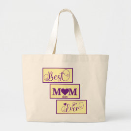 Personalisiert BEST MAMA JE 14 Script Große Tasche