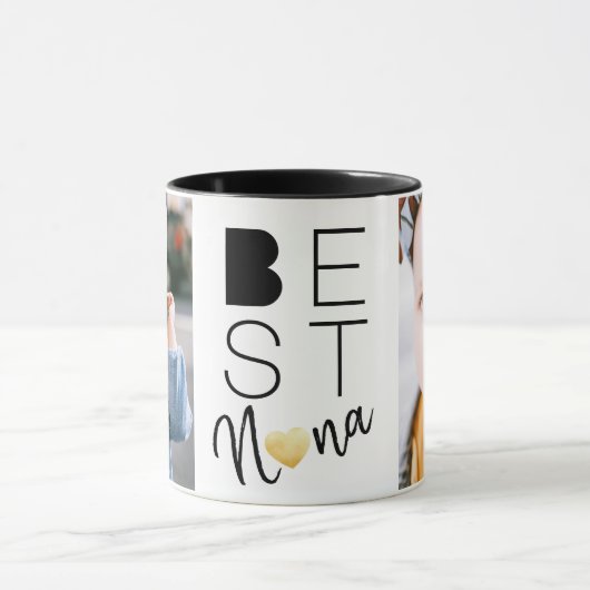 Personalisiert Best Nana 2 Foto Tasse (Zentrum)