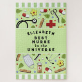 Personalisiert Best Nurse Jigsaw Puzzle (Vertikal)