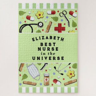 Personalisiert Best Nurse Jigsaw Puzzle