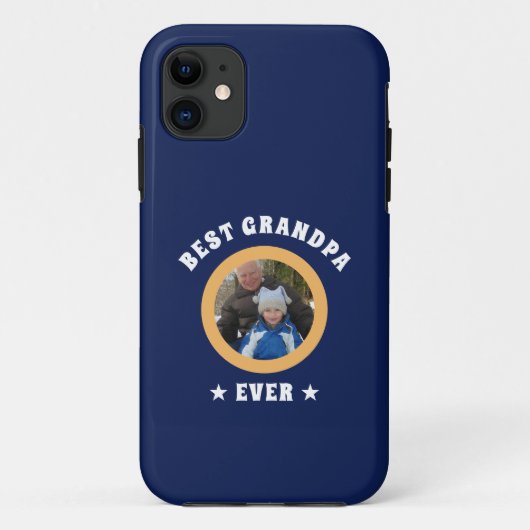 Personalisiert Best Opa je Custom Family Foto Case-Mate iPhone Hülle (Rückseite)