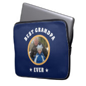 Personalisiert Best Opa je Custom Family Foto Laptopschutzhülle (Vorderseite Links)