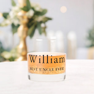 Personalisiert Best Uncle Ever Whiskyglas