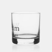 Personalisiert Best Uncle Ever Whiskyglas (Links)