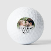 Personalisiert Best Vater Foto Golfball (Vorderseite)