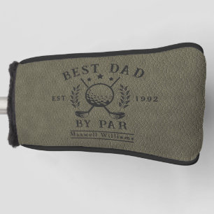 Personalisiert Best Vater Golf Army Green Head Put Headcover