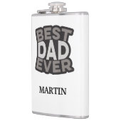Personalisiert BEST VATER JE Flachmann (Links)