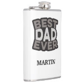 Personalisiert BEST VATER JE Flachmann (Rechts)