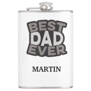 Personalisiert BEST VATER JE Flachmann