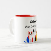 Personalisiert Beste Cat Mama je Tasse (Vorderseite Links)