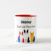 Personalisiert Beste Cat Mama je Tasse (Mittel)