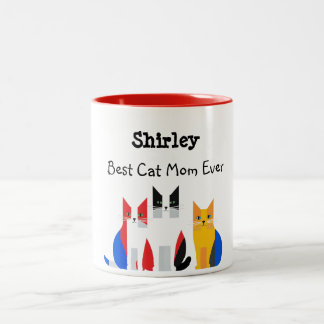 Personalisiert Beste Cat Mama je Tasse