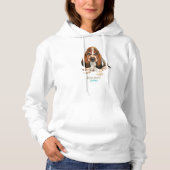 Personalisiert Beste Mama für Hunde oder Vater Bea Hoodie (Vorderseite)