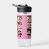 Personalisiert Beste Oma je 8 FotoCollage Trinkflasche (Rechts)