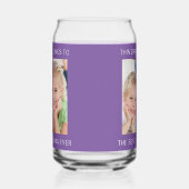 Personalisiert Beste Oma je Foto Lila Dosenglas (Links)