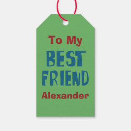 Personalisiert bester Freund Geschenkanhänger