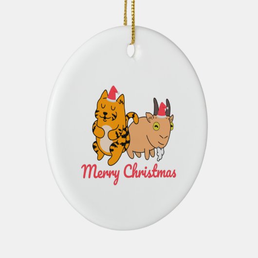 Personalisiert bester Freund Keramik Ornament (Rechts)