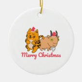 Personalisiert bester Freund Keramik Ornament (Vorne)