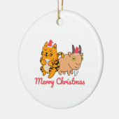 Personalisiert bester Freund Keramik Ornament (Links)