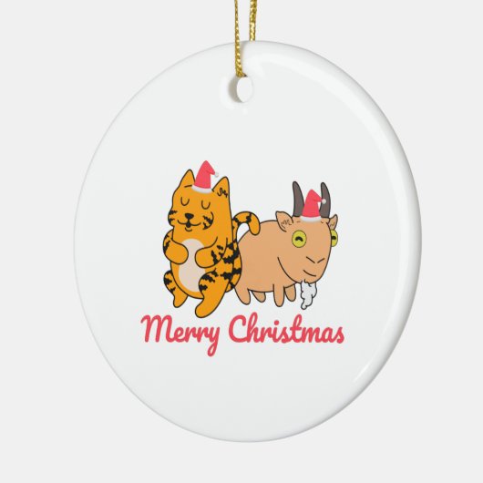 Personalisiert bester Freund Keramik Ornament (Links)