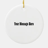 Personalisiert bester Freund Keramik Ornament (Hinten)