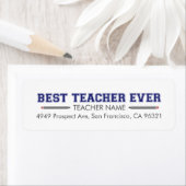 Personalisiert Bester Lehrer je (Insitu)