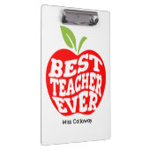 Personalisiert Bester Lehrer je Klemmbrett (Rechts)