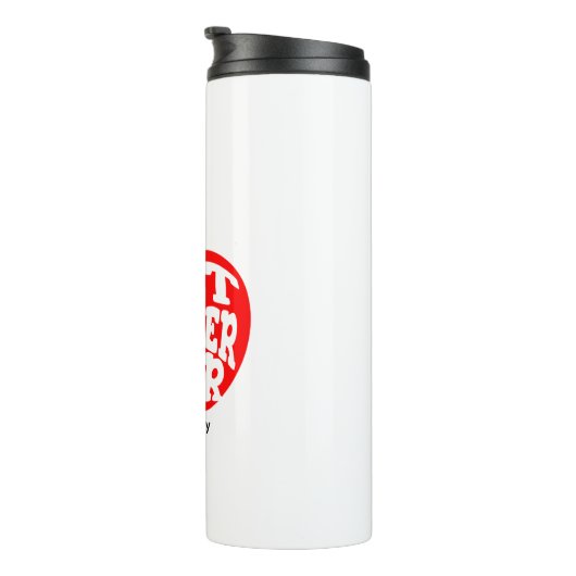 Personalisiert Bester Lehrer je Thermosbecher (Nach rechts gedreht)