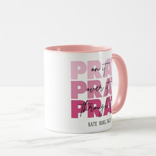 Personalisiert beten über alles Klassische Tasse 1 (VorderseiteRechts)