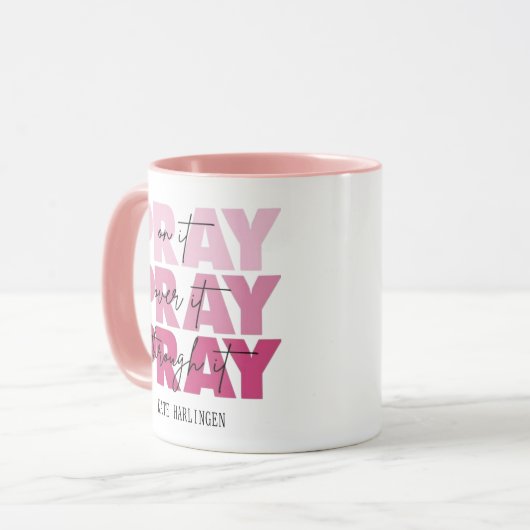 Personalisiert beten über alles Klassische Tasse 1 (Vorderseite Links)