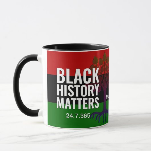 Personalisiert BHM Marcus Garvey Tasse (Links)