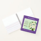 Personalisiert Bibelverse Blumengebet Journal Notizblock (Innenseite)