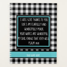 Personalisiert Bible Verse Monogram Buffalo Karier