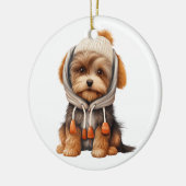 Personalisiert Biewer Terrier Dog Keramik Ornament (Links)