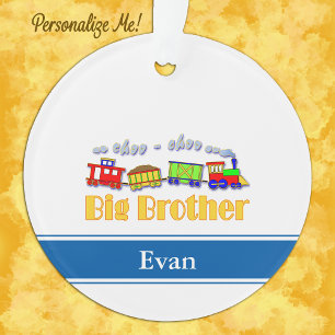Personalisiert Big Brother Choo Choo Zug Ornament
