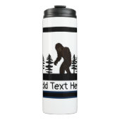 Personalisiert Big Foot Sasquatch Yeti Sumpflaus Thermosbecher (Vorderseite)