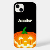 Personalisiert Big Happy Jack-O-Lantern Case-Mate iPhone Hülle (Rückseite)