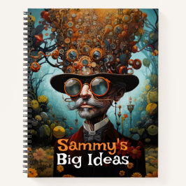 Personalisiert Big Ideas Steampunk Notizblock