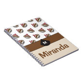 Personalisiert Big Smile Sock Affe Emoji Notizblock (Rechte Seite)