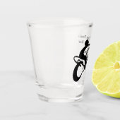 Personalisiert Biker Schnapsglas (Links)