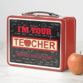 Personalisiert bin ich dein Metal-Lunchbox Metall Brotdose (Beispiel)