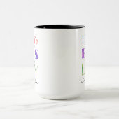 Personalisiert bin ich die Chef-Dame Typography Tasse (Zentrum)