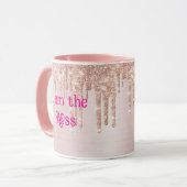 personalisiert bin ich die Tasse des Chefs (Vorderseite Links)