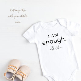 Personalisiert bin ich genug baby strampler