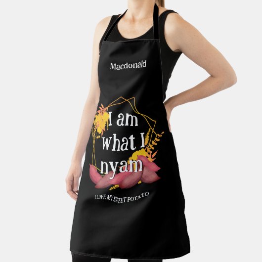 Personalisiert BIN ICH, WAS ICH NYAM Liebe Sweet P Schürze (InSitu)